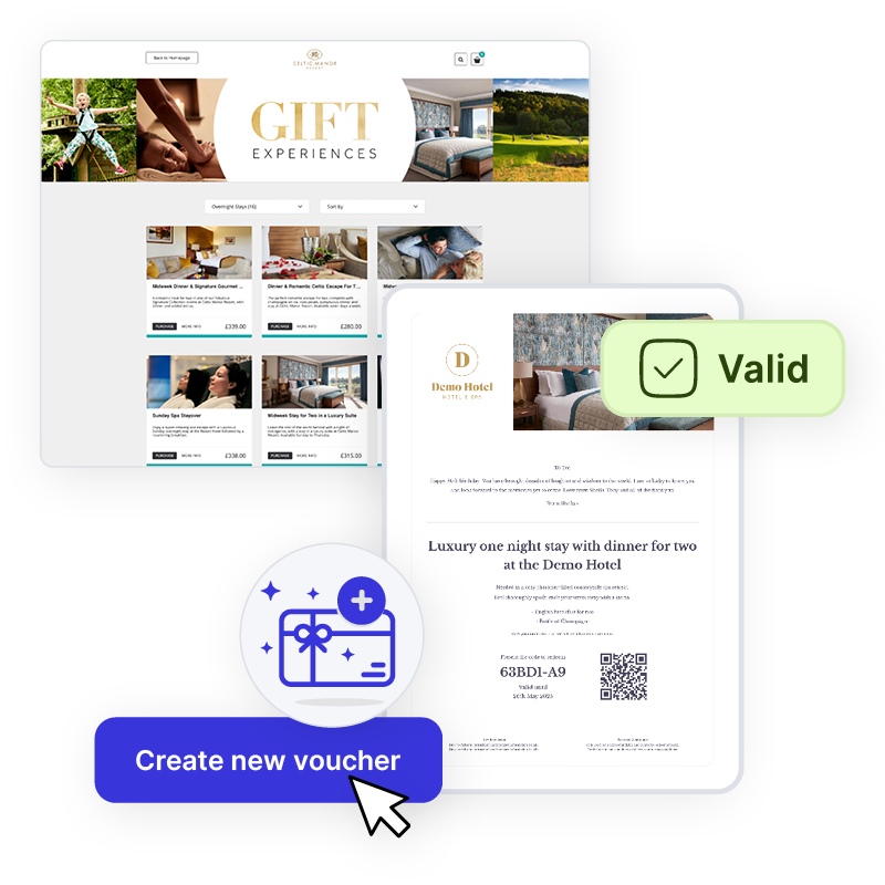 Enjovia Gift Experiences Retail Voucher store multi-property, multi-brand gift voucher system